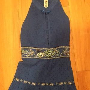 Free People boho halter tunic top 6 M